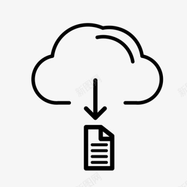 服务器备份云图标图标