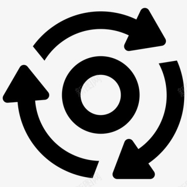 相框图循环循环图图标图标