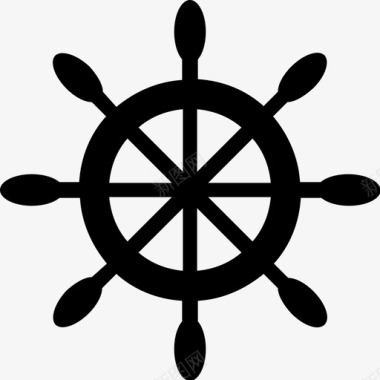 旅行船控制器船舵图标图标