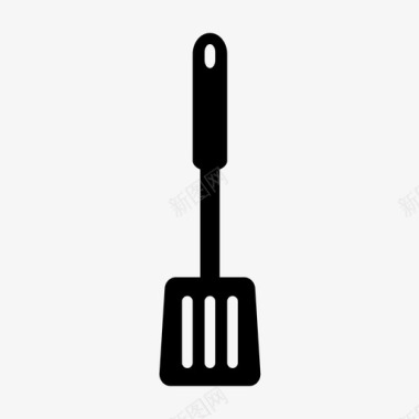 抹刀厨师油炸食品图标图标