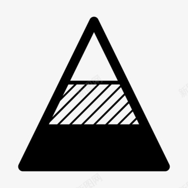 金字塔图分类图表图标图标