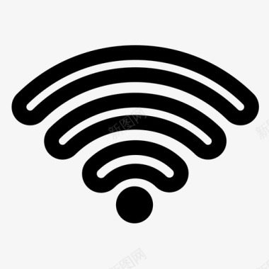 4条鱼wifi-4图标