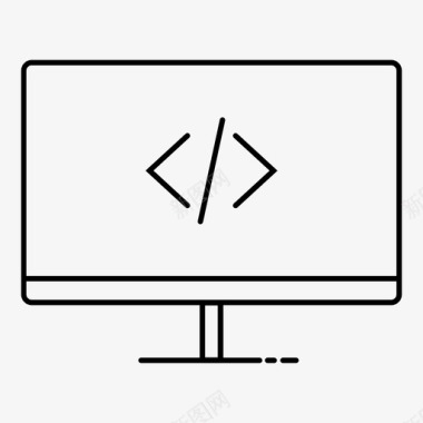 表单代码监视器编码代码计算机图标图标
