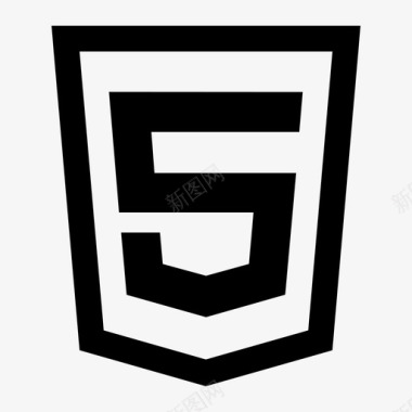 html5模板social-html5-outline图标