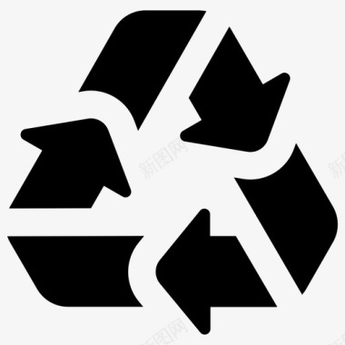 回收环保回收箭头图标图标