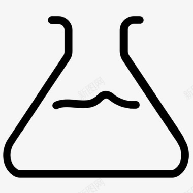 实验室烧杯化学图标图标