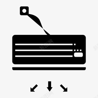 icon空调挂机灰图标
