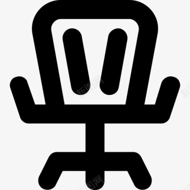 椅子家具办公室图标图标