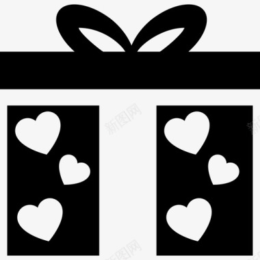 爱情礼物礼物浪漫图标图标