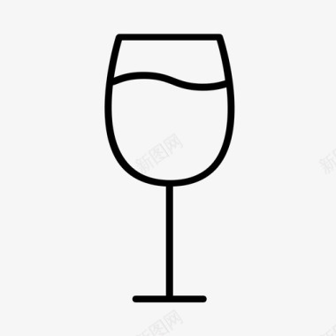 酒杯饮料侍酒师图标图标