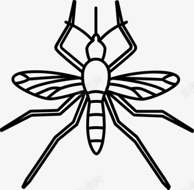 害虫蚊子疾病蠓图标图标
