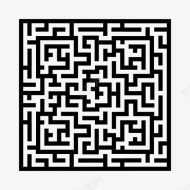 方形迷宫游戏迷宫图标图标