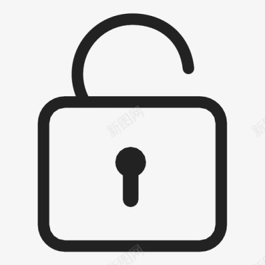 隐私设置安全设置解锁图标图标