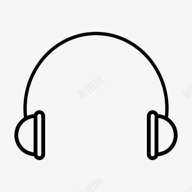 耳机多媒体音乐图标图标