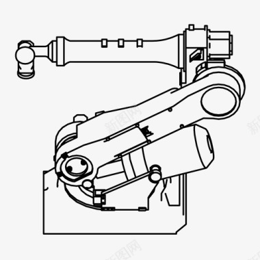 未来光效机械臂未来工业图标图标
