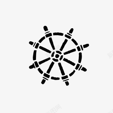 舵手船航海图标图标