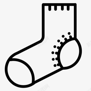 袜子衣服脚图标图标