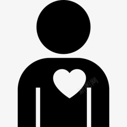 男人心恋爱中的男人心男人图标高清图片