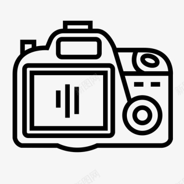 摄影相机背面相机显示设备图标图标