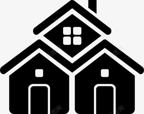 房屋住宅房地产图标图标