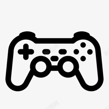 纯品playstationgamepad无线纯线路图标图标