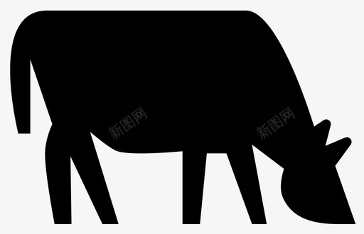 放牧牛图标图标