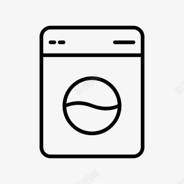 洗衣机电子商务电子产品图标图标