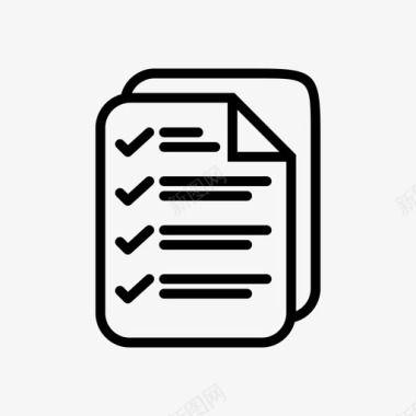 纸叠协议商务文件图标图标