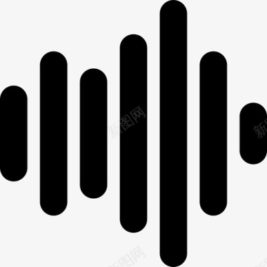 滑动条icon音效条脉冲音乐图标图标