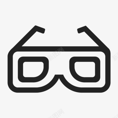 影院信息-3D眼镜图标