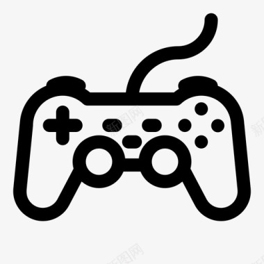 纯品playstationgamepad控制器纯线路图标图标