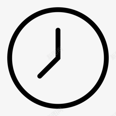 剩下的时间时钟时间符号图标图标