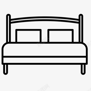 床家具床沙发图标图标