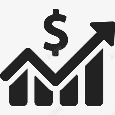 财务图表背景图片财务图表美元统计图标图标