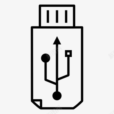 USB闪存闪存驱动器usbusb徽标图标图标