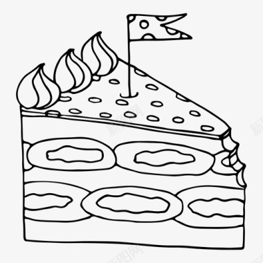 蛋糕甜点食物图标图标