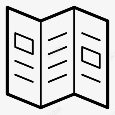 传单版式传单小册子公告图标图标