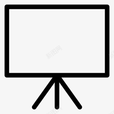 投影屏幕课堂教育图标图标