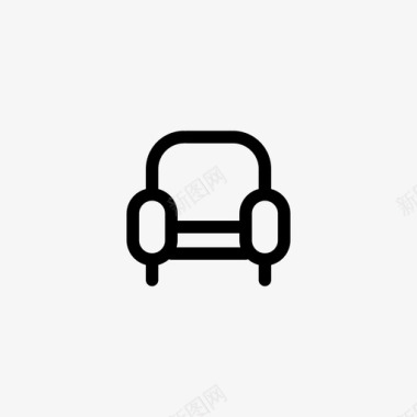 沙发座位单人沙发图标图标