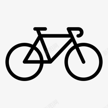 比赛自行车骑行图标图标