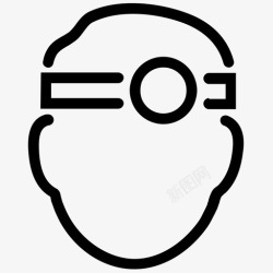 咽喉科耳鼻喉科眼科医生耳鼻咽喉科图标高清图片