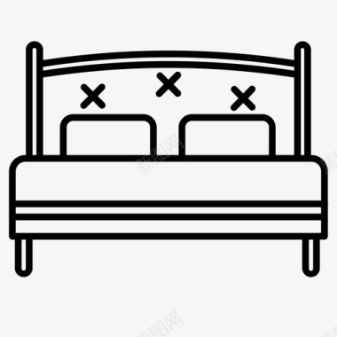 床家具床沙发图标图标