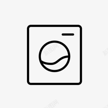 洗衣机洗衣机家用图标图标