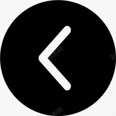 向左旋转向左图标