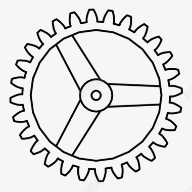 时光齿轮齿轮发动机机器图标图标