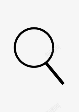 放大镜看找图标图标