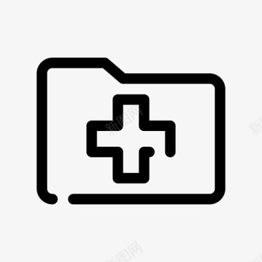 急救标志医疗文件夹急救医疗文件图标图标