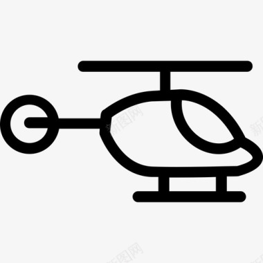 科技发电直升机飞机阿帕奇图标图标