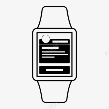 applewatch消息警报界面图标图标