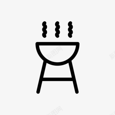 烧烤美食聚会图标图标